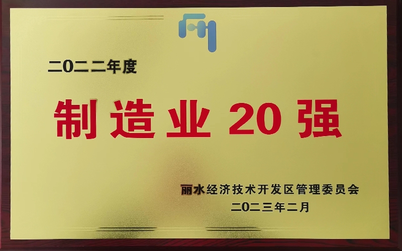 2022年度制造業(yè)20強(qiáng)